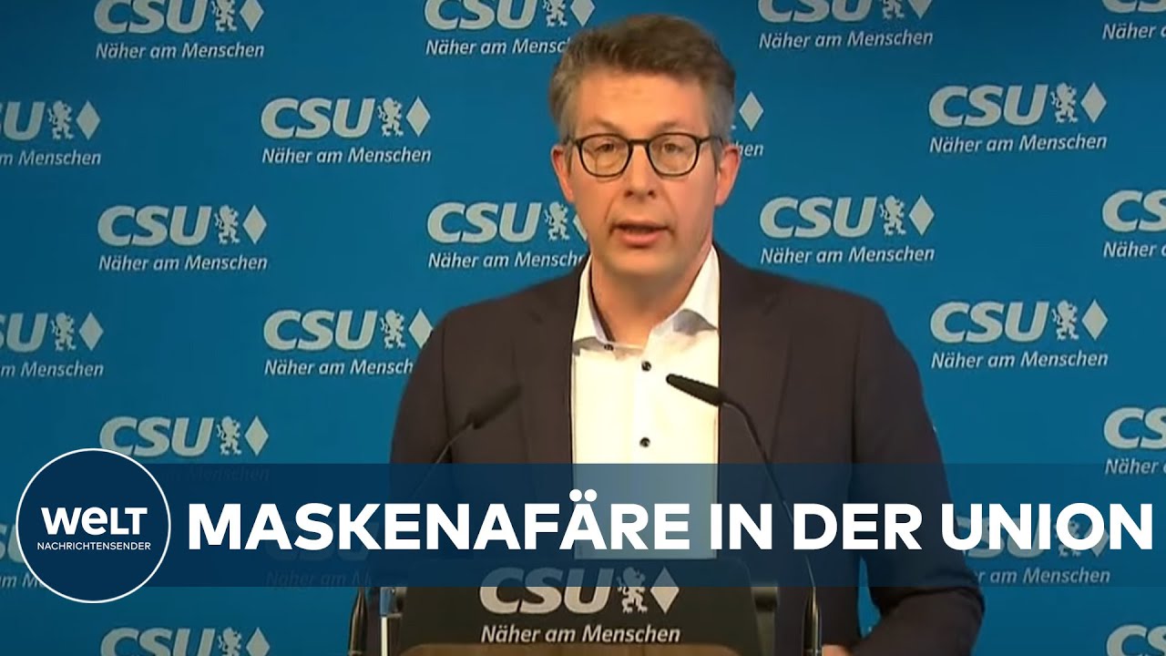 MASKENAFF&Auml;RE: Statement von CSU-Generalsekret&auml;r Markus Blume