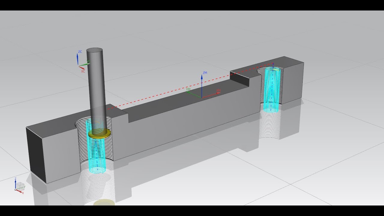 NX 11  DİŞ ÇEKME THREAD_MILLING