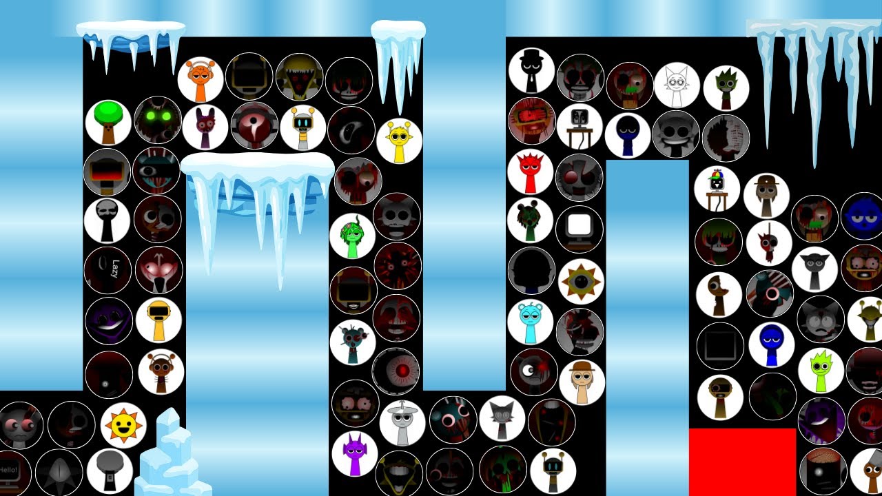ALL 100 Sprunki Phase 1 - 5 Survival Marble Race #4