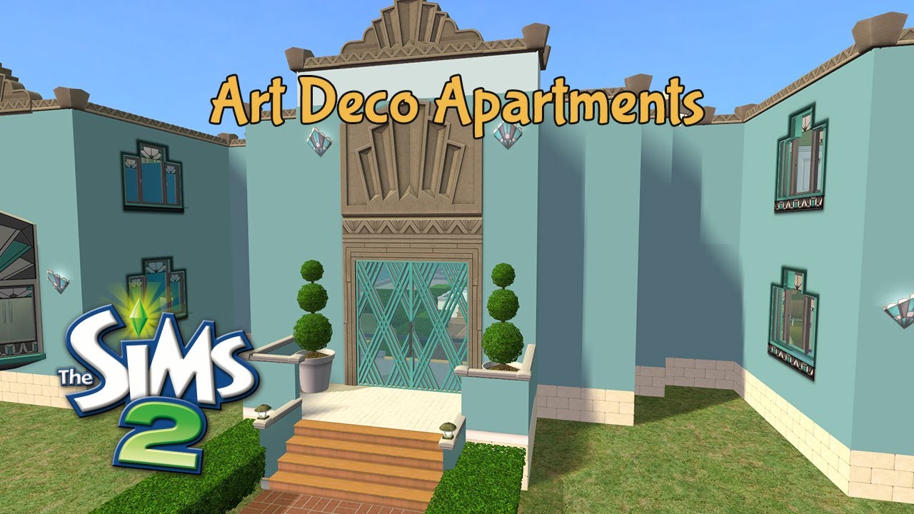 Apartamenty w stylu art d&eacute;co: The Sims 2 Speed ​​Build