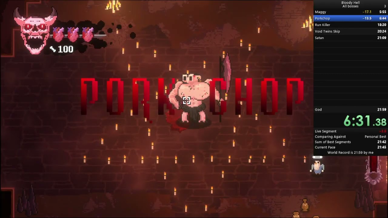 Bloody Hell All Bosses speedrun in 19:05 First Sub 20! Former World Record