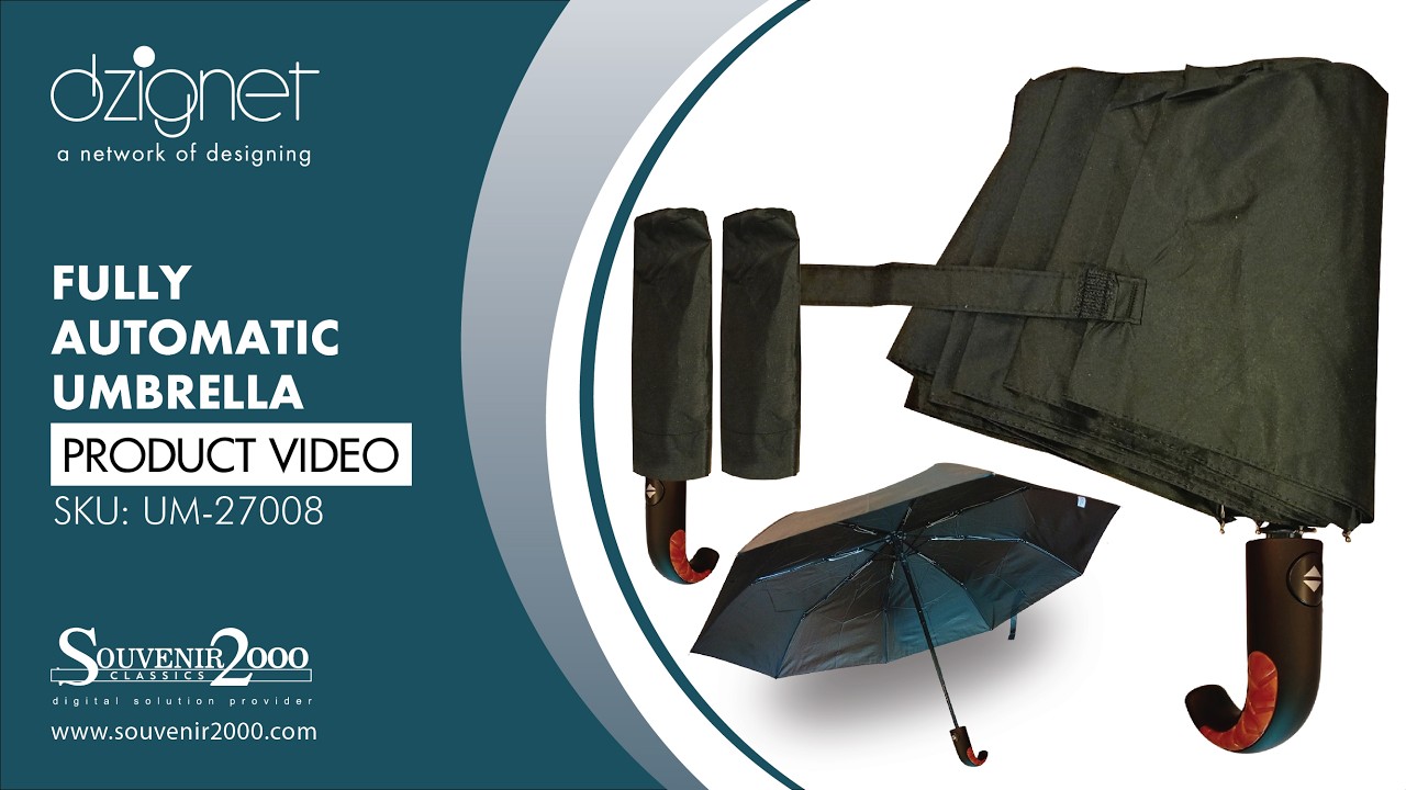 Customised Superior Quality Automatic Folding Umbrella (Model-8)