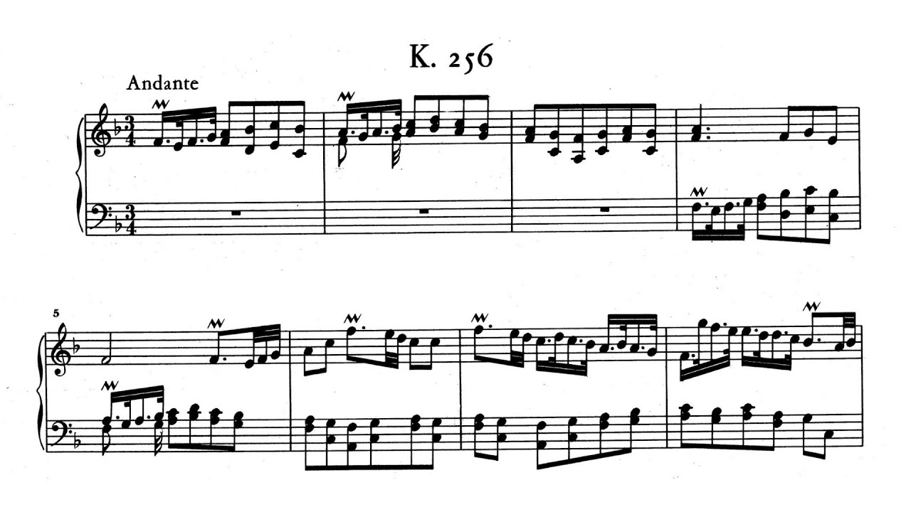 Scarlatti: Keyboard Sonata in F major, K.256
