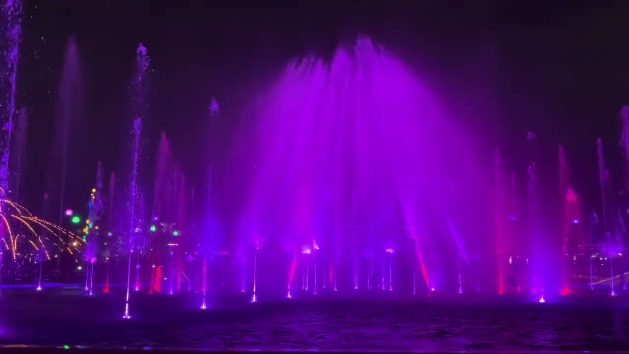 Universal’s Epic Universe Cosmos Fountain Show Celestial Park Full Show
