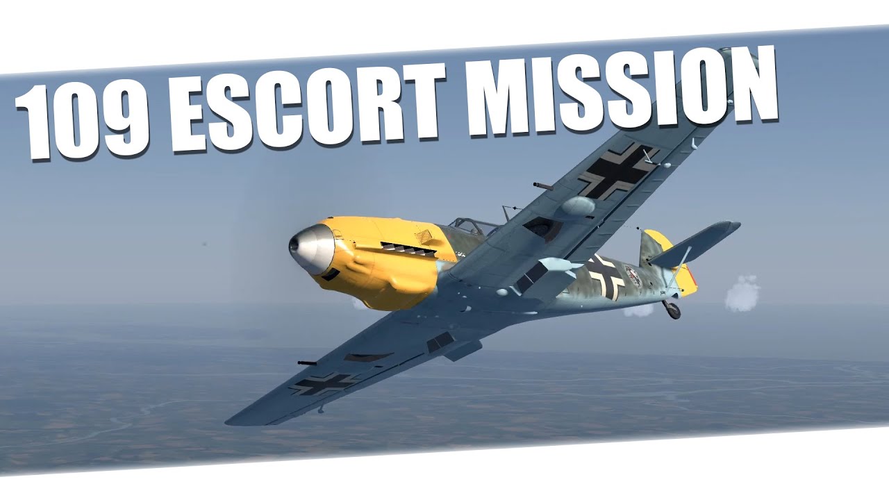 Bf. 109 E-3 Escort Mission - IL2 Cliffs of Dover