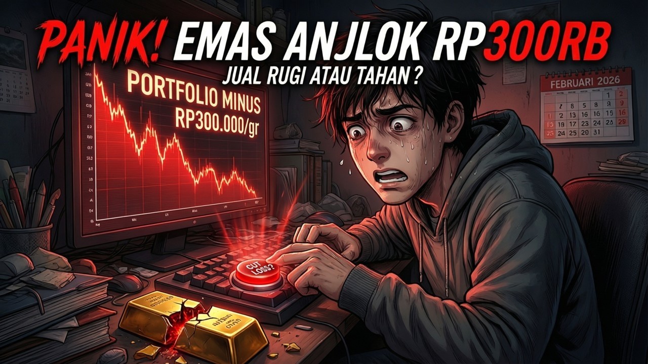 HARGA EMAS ANJLOK KE 2,9 JUTA! 📉 Saatnya Cut Loss atau Serok Bawah?