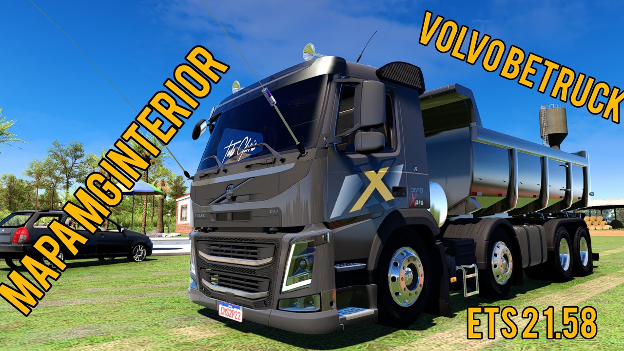 VOLVO VM BETRUCK E CACAMBA NO TRECHO DO MAPA MG INTERIOR (1.58)
