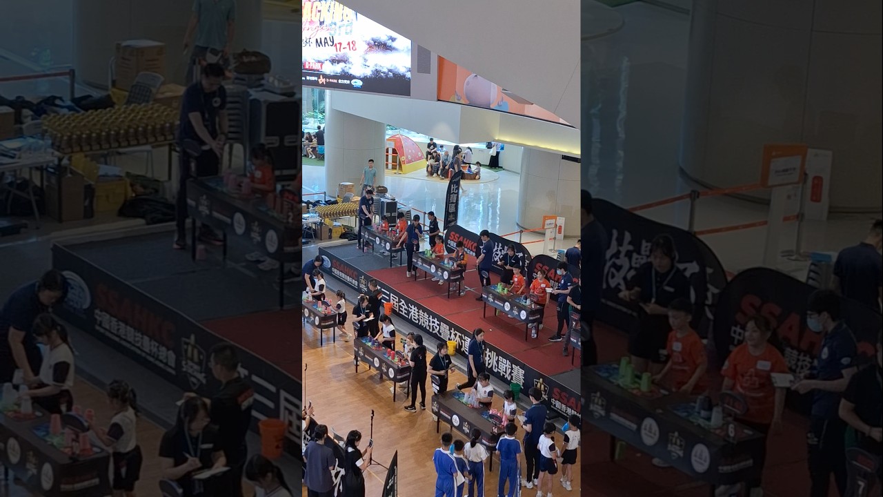 CUPS SPEED STACKING EVENT -  Discovery Park Mall Tsuenwan HK #speedstacking