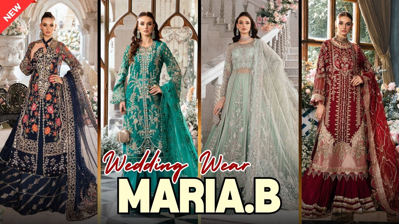 Maria B - 💯❤️🔥New Wedding Wear | 💕New Arrivals 2024 | Embroidered Collection ✅| Master Replica | A++