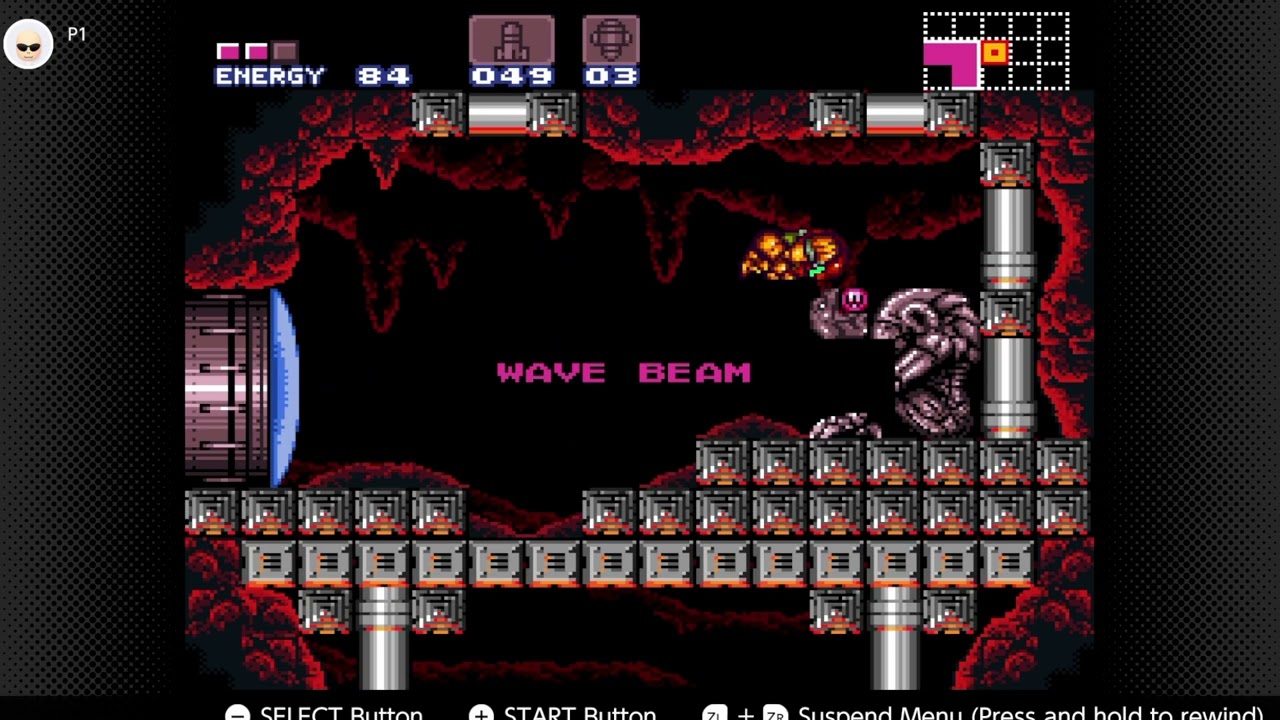 Super Metroid Wave Beam Trick