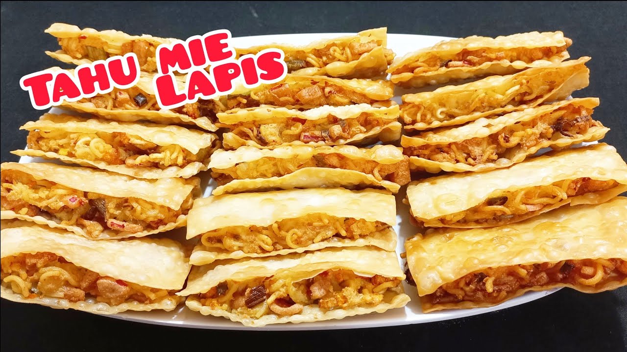 BARU BIKIN LANGSUNG LUDES ‼️TAHU MIE LAPIS CRISPY DILUAR LEMBUT DI DALAM