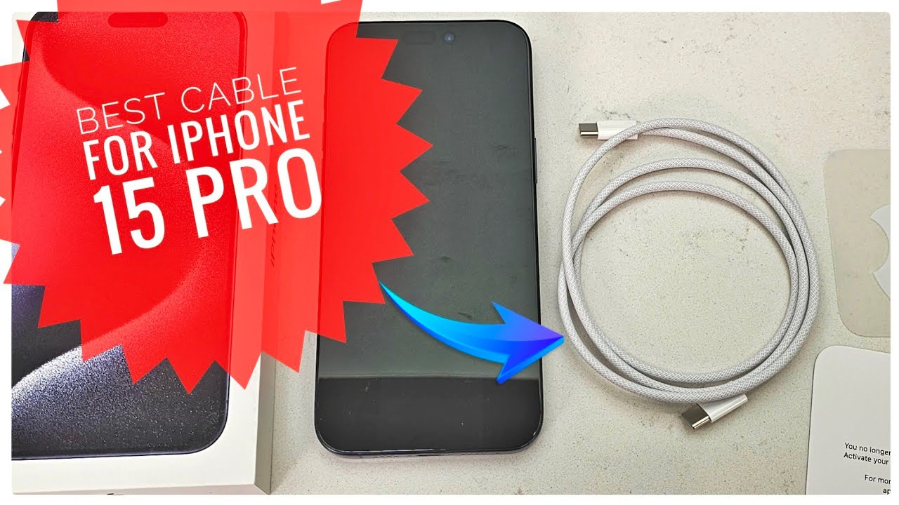 Best Cable for Charging iPhone 15 Pro   Apple USB-C Charge Cable