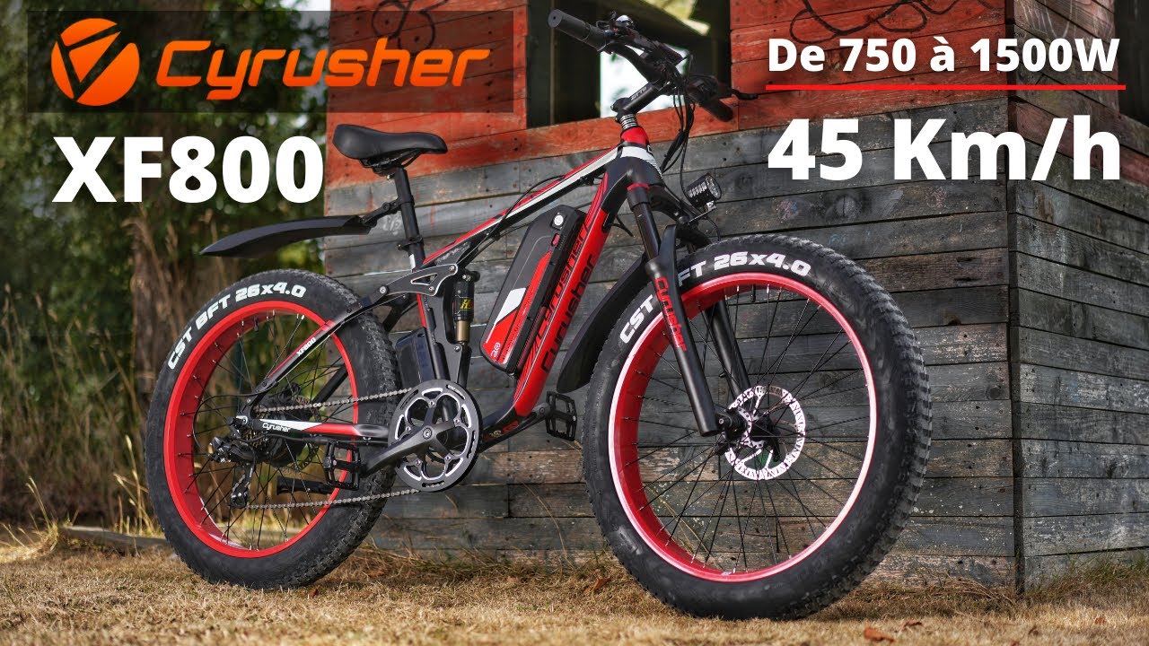 Le Vélo électrique le plus rapide du marché !  CYRUSHER XF800