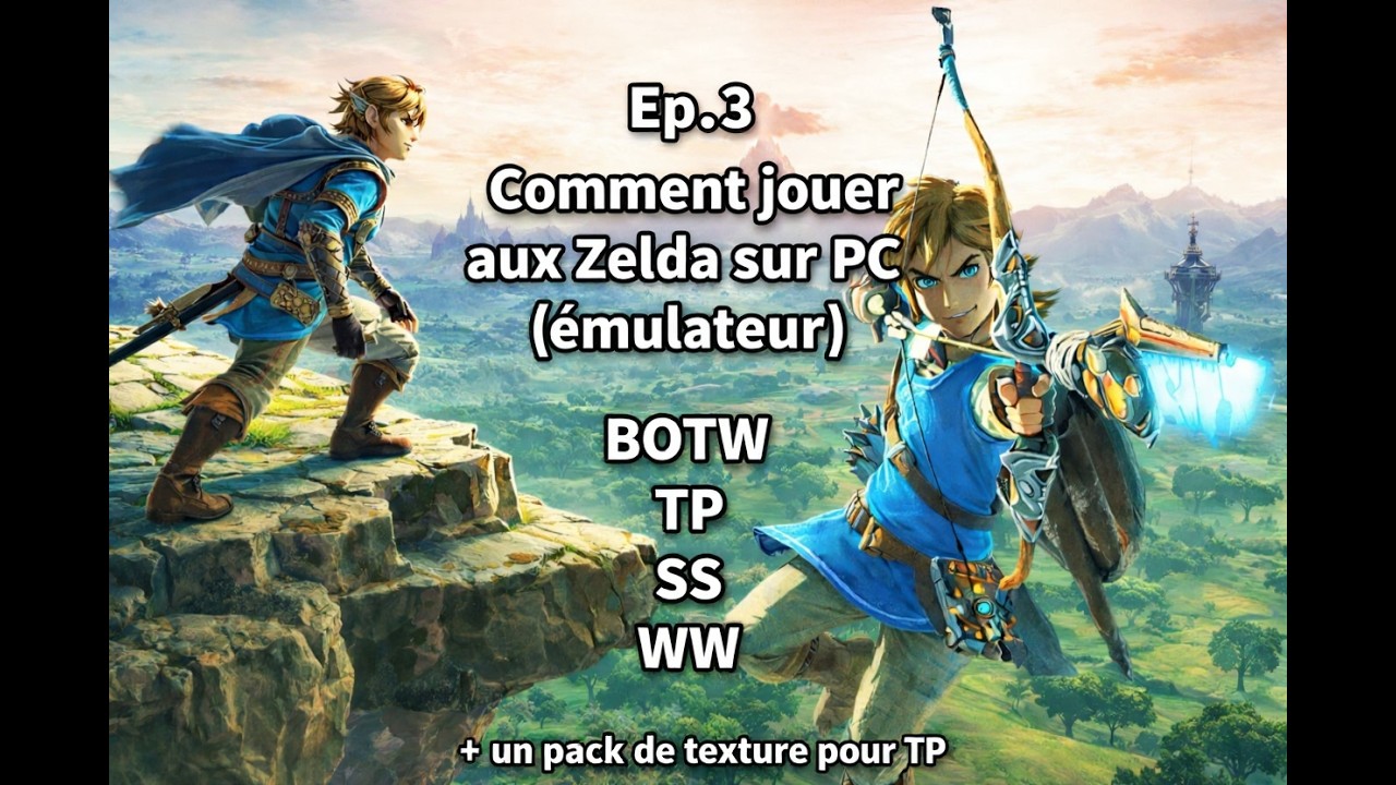 Comment jouer a zelda tp avec un pack de texture sur pc ou zelda ss et ww