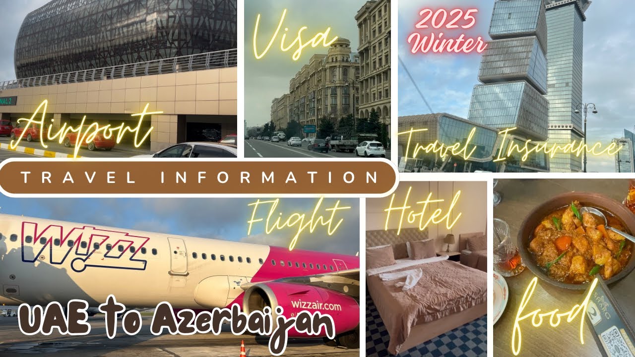 Azerbaijan Travel Information | 4k | UAE to Baku |Azerbaijan Malayalam Vlog | 2025 Winter | #travel