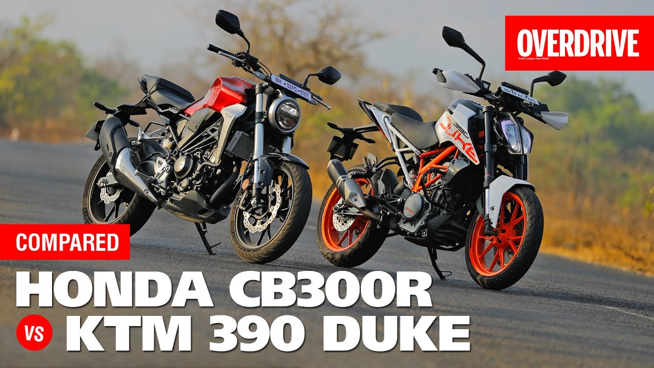 Honda CB300R vs KTM 390 Duke | COMPARISON | Feat. Royal Enfield Interceptor 650 I OVERDRIVE