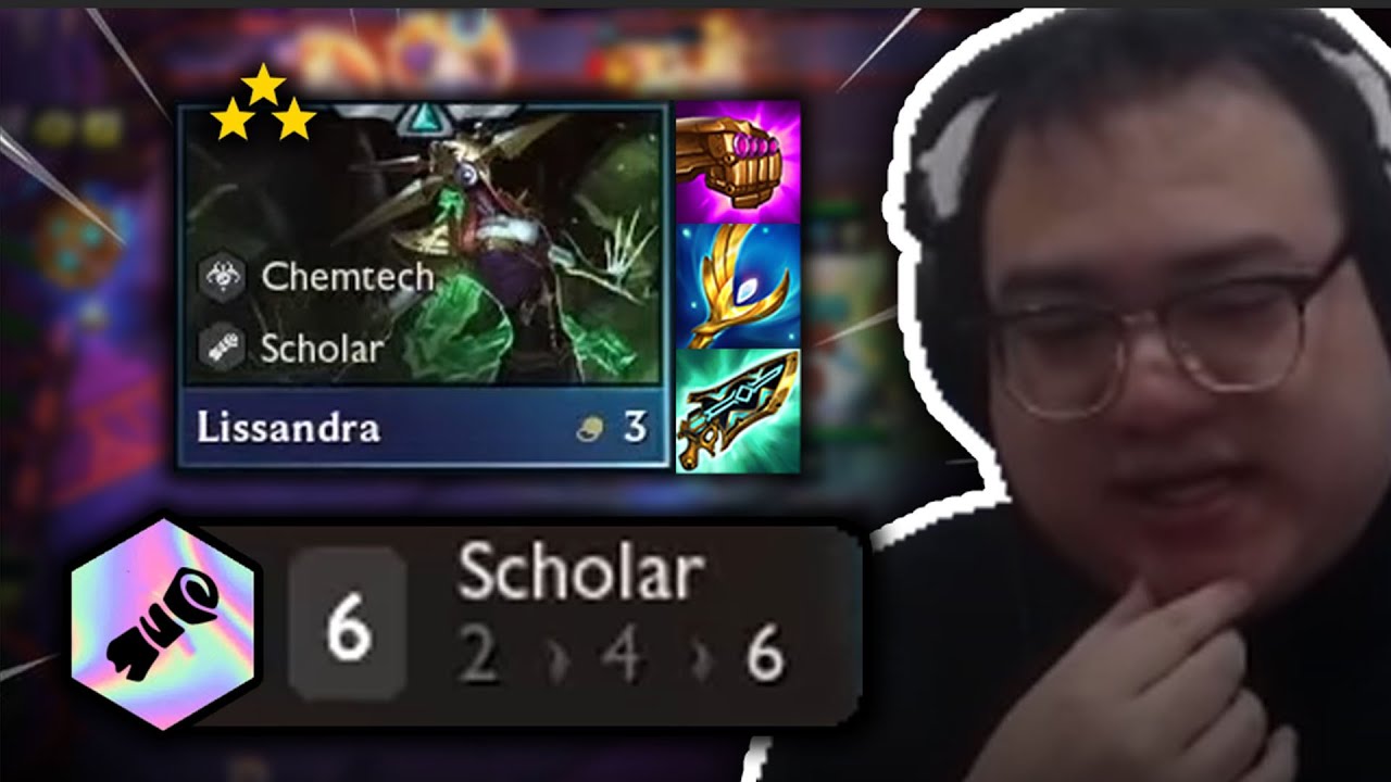 6 Scholar with 3-star Lissandra is the BEST healer-tank-caster-DPS unit in the game!