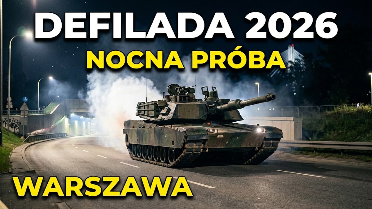 Defilada Wojska Polskiego 2026 | WARSZAWA: Pr&oacute;ba defilady, wszystkie pojazdy