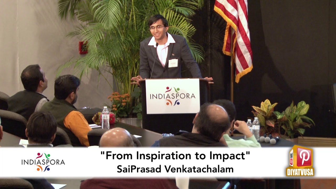 SaiPrasad Venkatachalam on how Syrian kids inspired him to start a NGO | Indiaspora 2017 | Diya TV