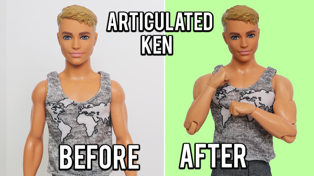 How to Body Swap to Make Articulated Ken Dolls!