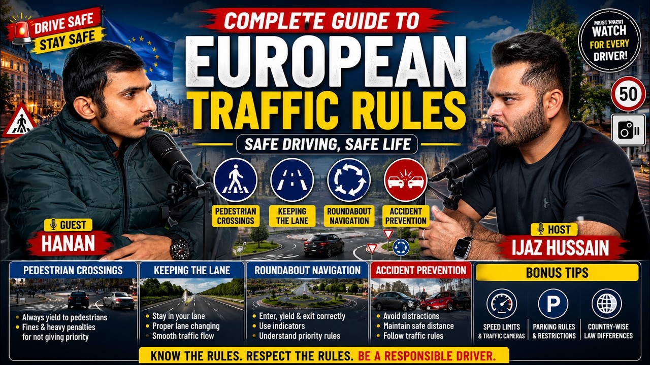 Romanian Traffic Rules Explained | Driving License | ROMANIA main Traffic Accident se kaise Bchna 🚦🚘