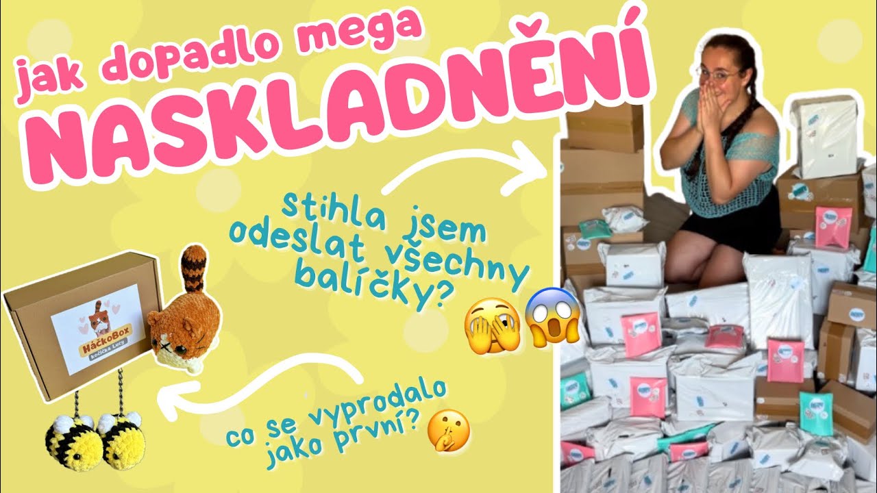 VLOG - přípravy, balení objednávek a udělala jsem CHYBU! 🫣 Anet tvoří