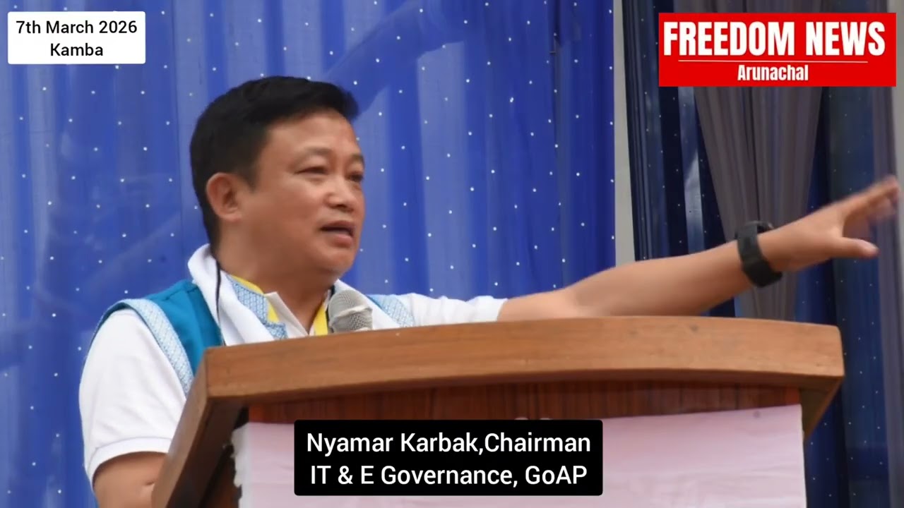 Nyamar Karbak, Chairman IT & E Governance's speech during GAMGI inauguration Kamba