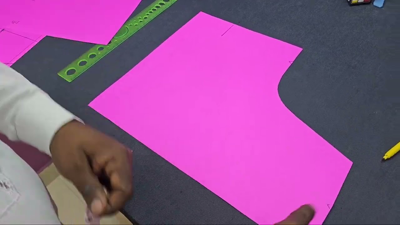 1 Dot Belt Blouse Cutting Part _ 1