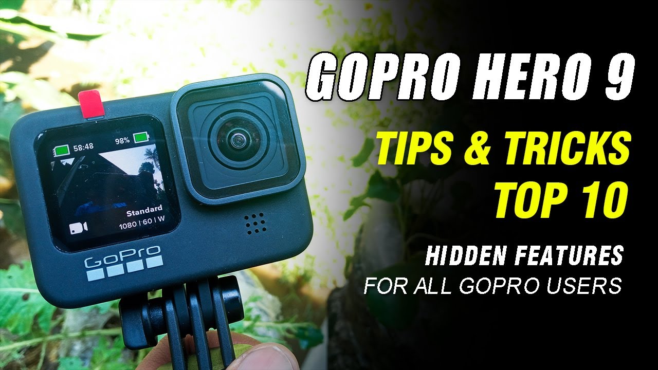 Gopro Hero 9 Black Top 10 Tips & Tricks Hidden Features - For All Gopro Users