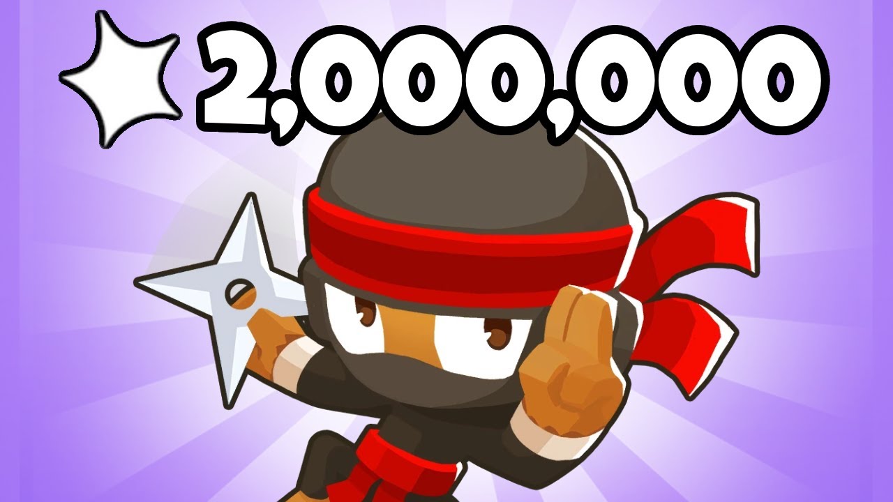 Can I Get 2 Million Pops With a BASE Ninja? (Bloons TD 6)