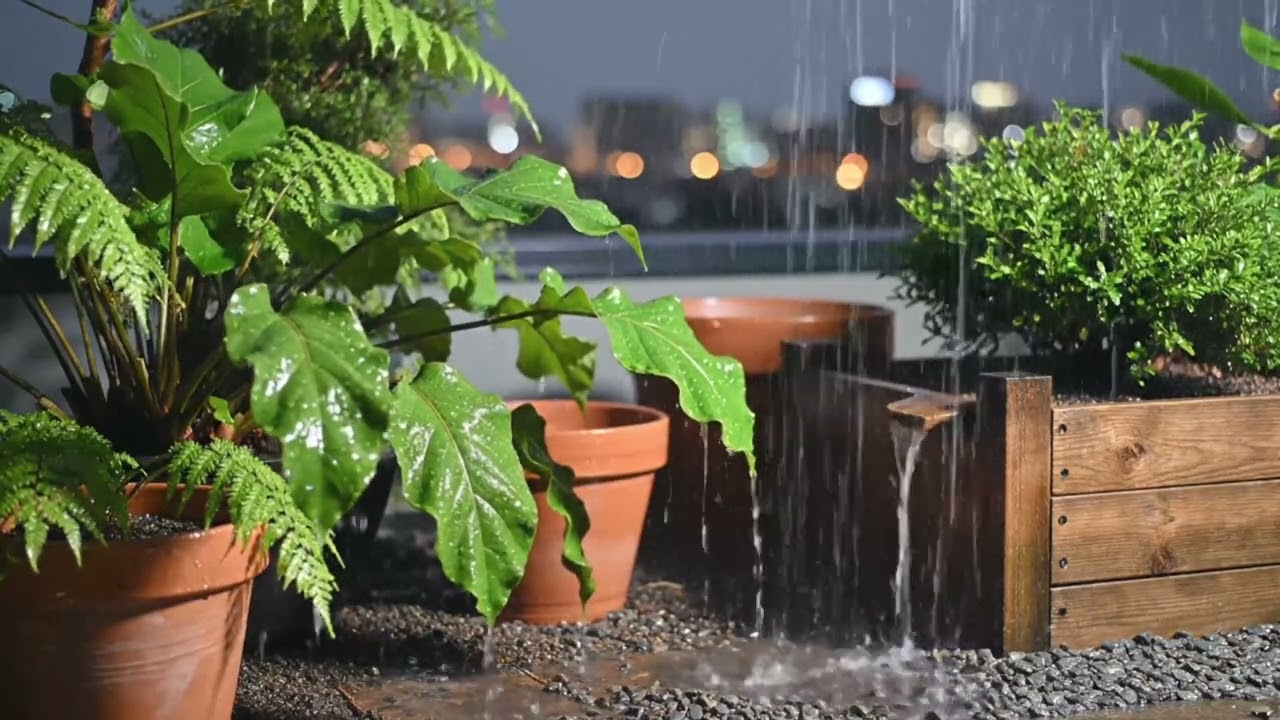 Rain Sound For Sleeping Perfect Background Noise For Better Rest ☔️ LeafTones