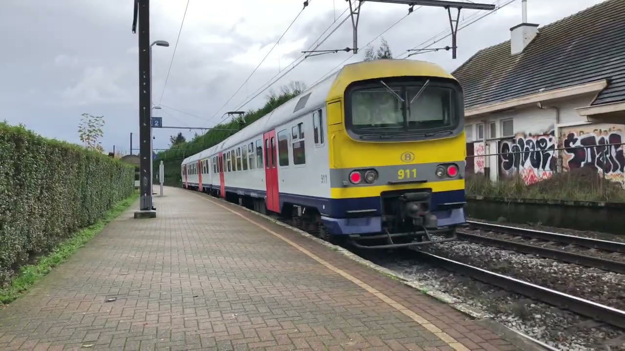 NMBS / SNCB trains | Mortsel - 4K (BE)
