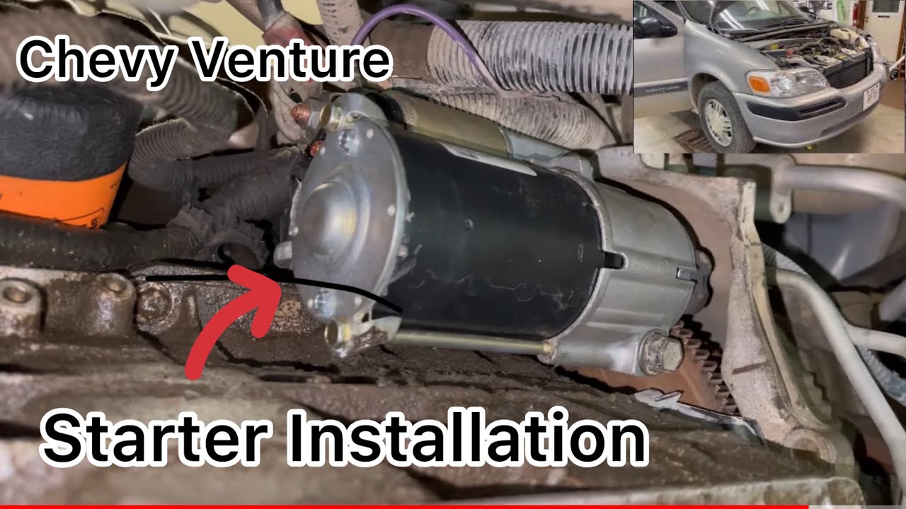 Starter Install on a 2000 Chevy Venture