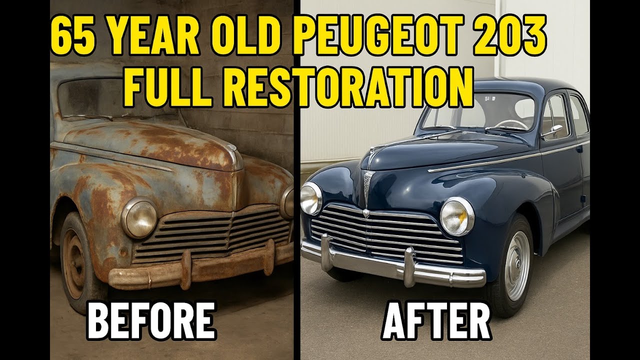 65 year old Peugeot 203 full restoration  | SL Chop Shop |
