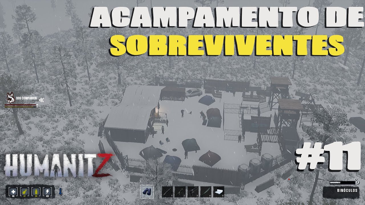 Encontramos o Primeiro Acampamento Militar - HumanitZ PT-BR #11