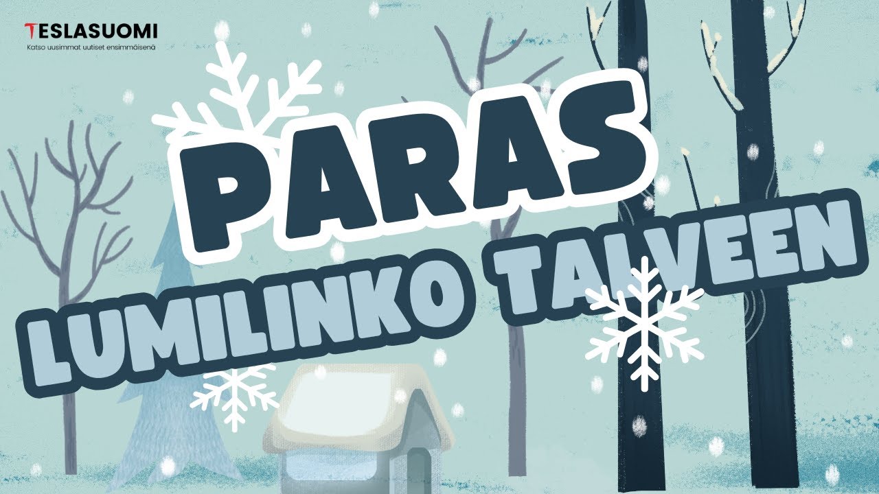 Paras lumilinko talveen ❄️ | Bensa vs akkukäyttöinen – näin valitset oikein