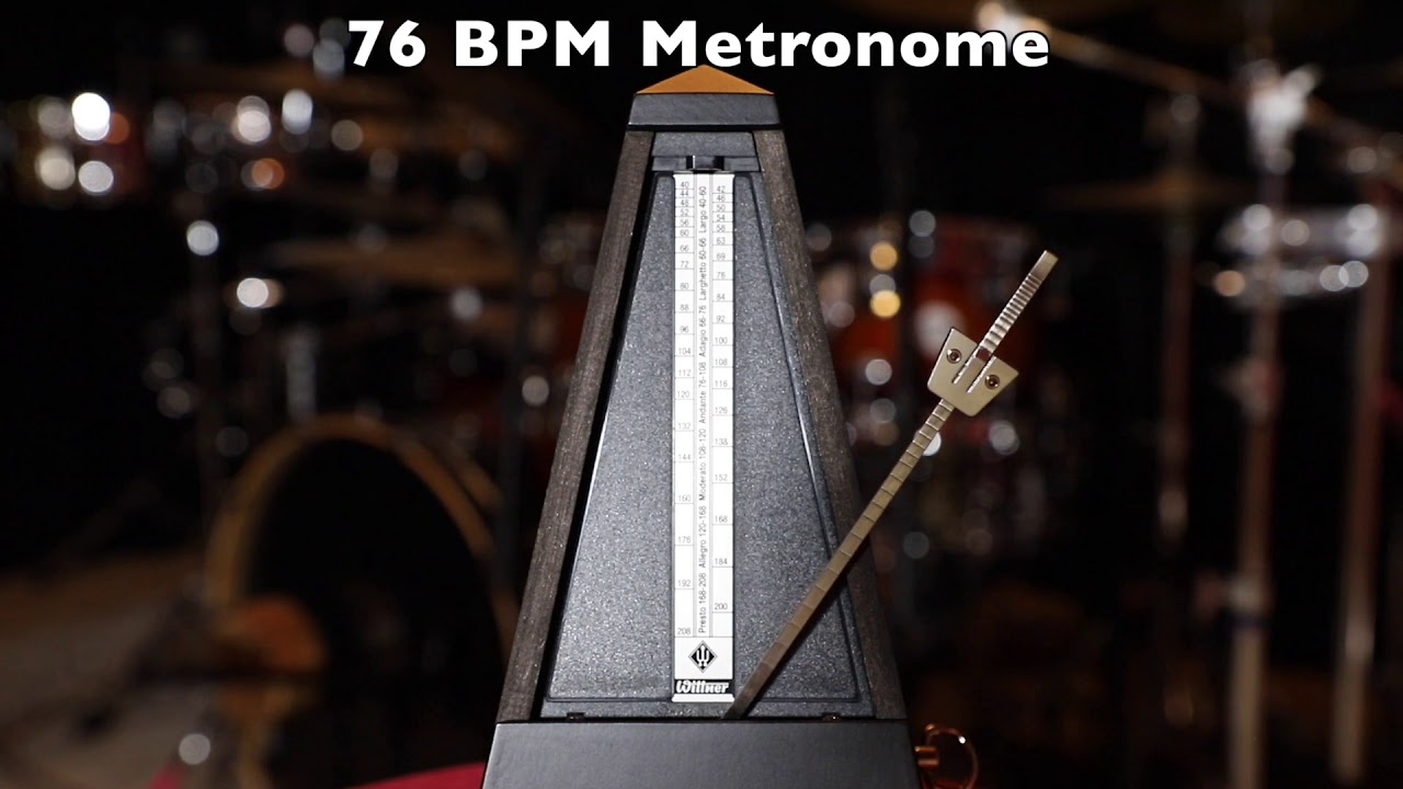 REAL Metronome - 76 bpm - Wittner Model No. 806m