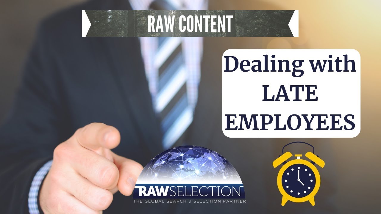 How to deal with late employees