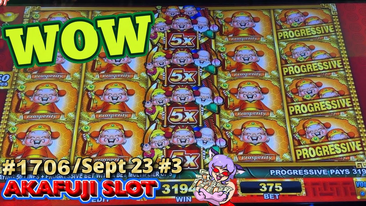 Wow Big Win🤩🥂 Progressive Win - Wu Da Jiang Slot at Yaamava Casino [IGT] 赤富士スロット