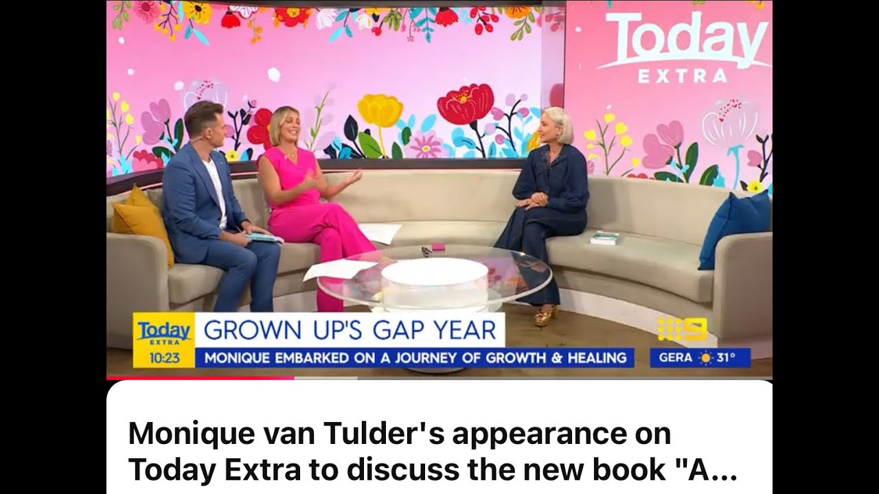 Monique van Tulder's appearance on Today Extra to discuss the new book 