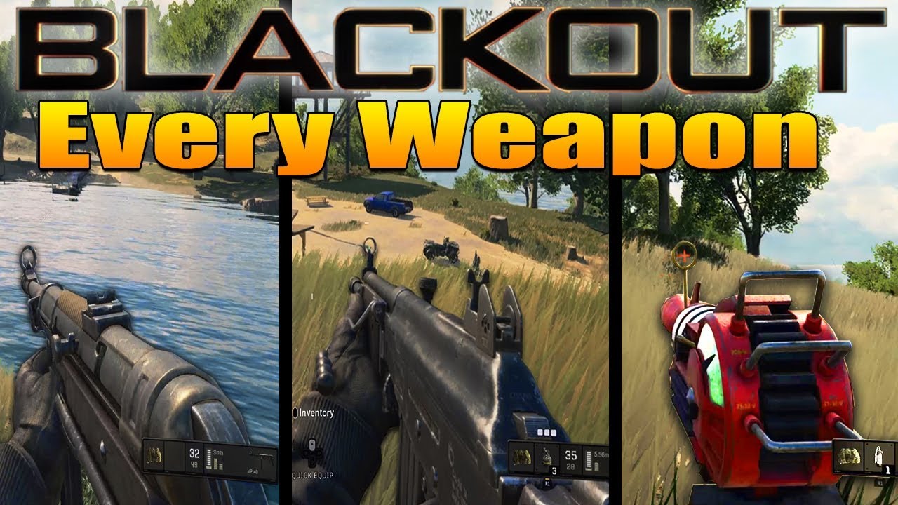 Every Weapon In the Blackout Beta (COD Blackout All guns)
