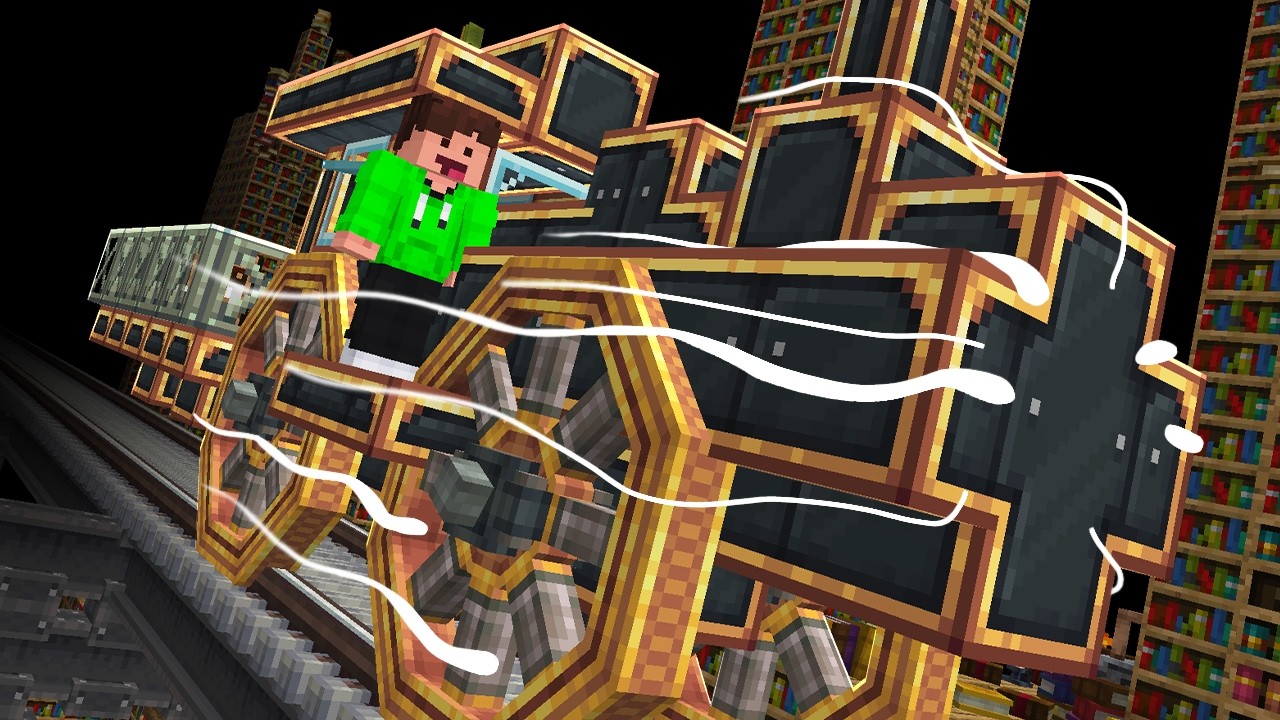 Bygger TÅG i Minecraft Backrooms