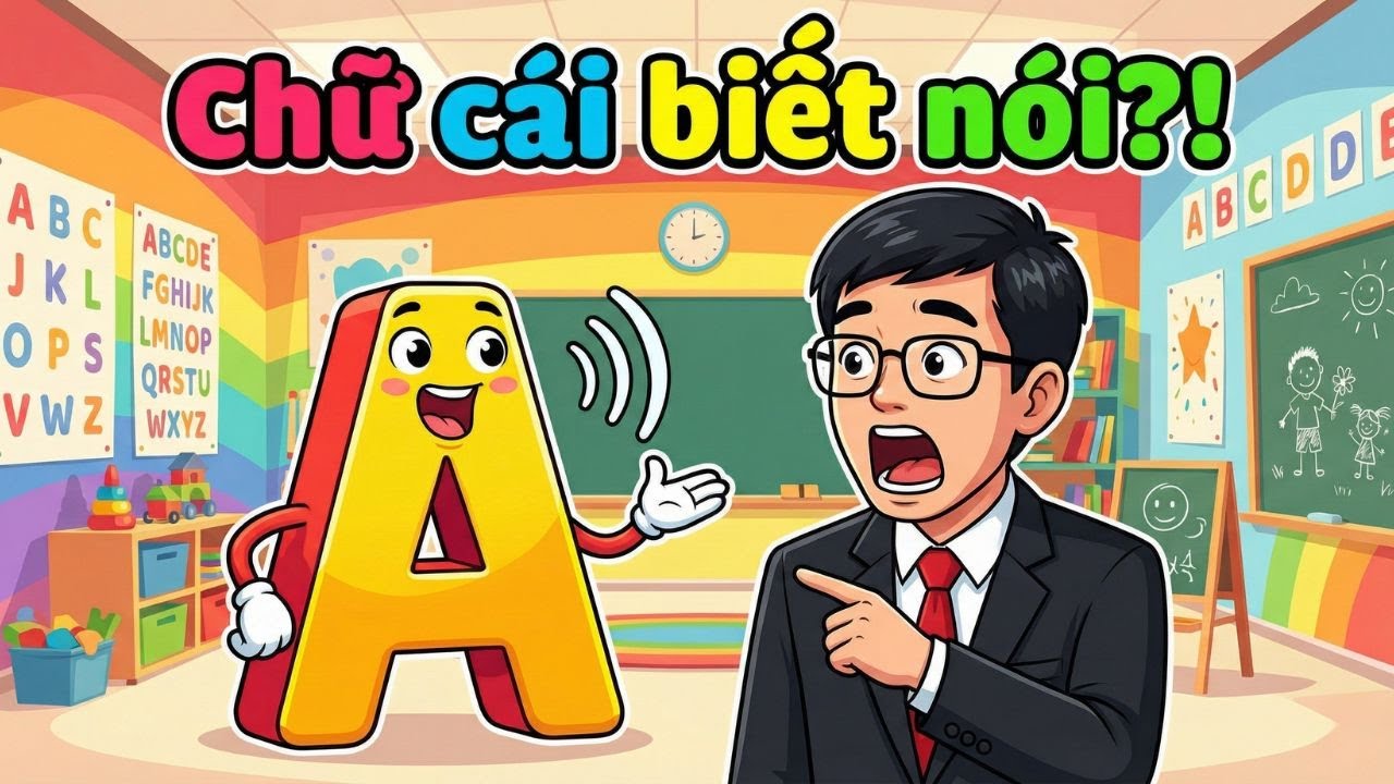 Cách tạo video chữ cái hoạt hình khiến bé học chữ mà tưởng đang chơi