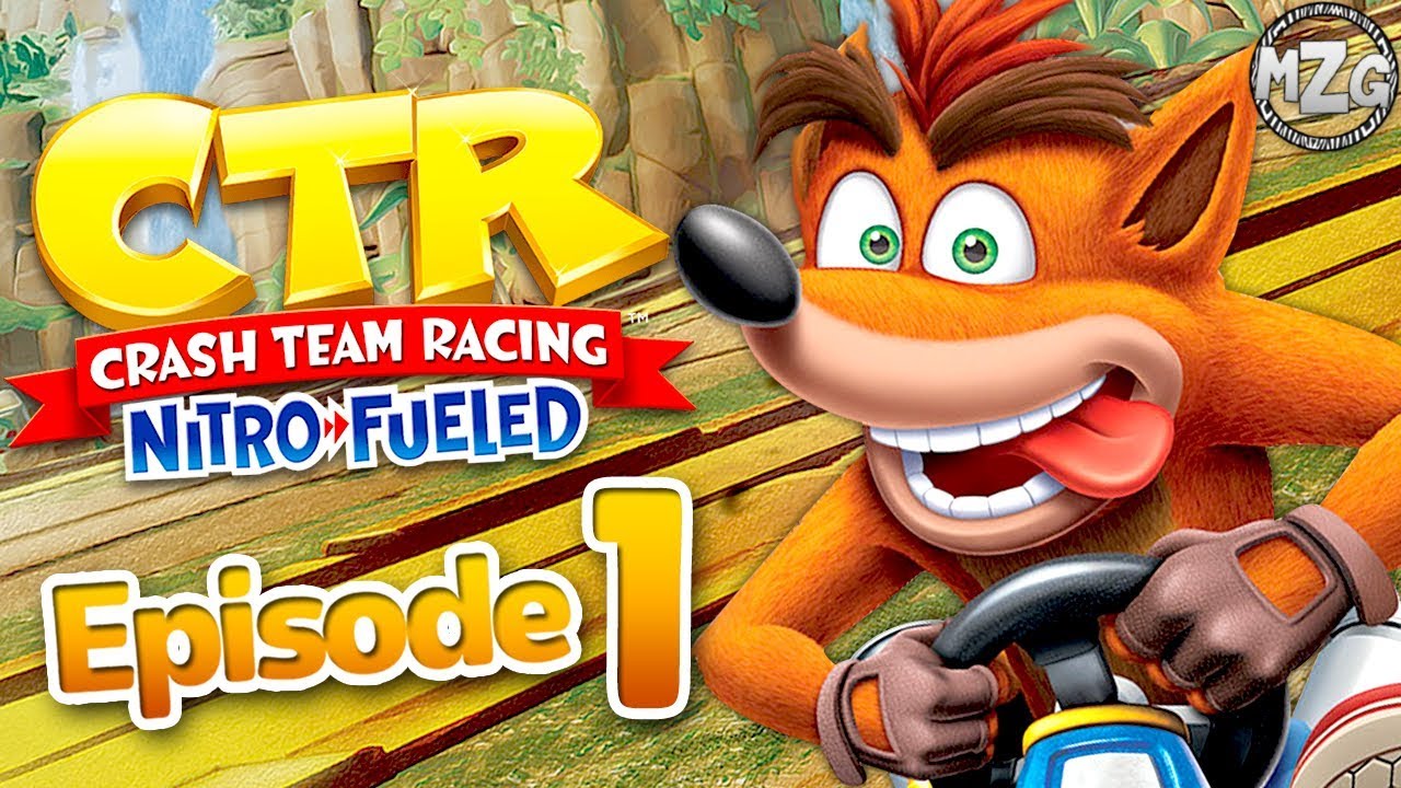 Crash Team Racing Nitro Fueled Gameplay Walkthrough - Part 1 - Story Mode! N. Sanity Beach!
