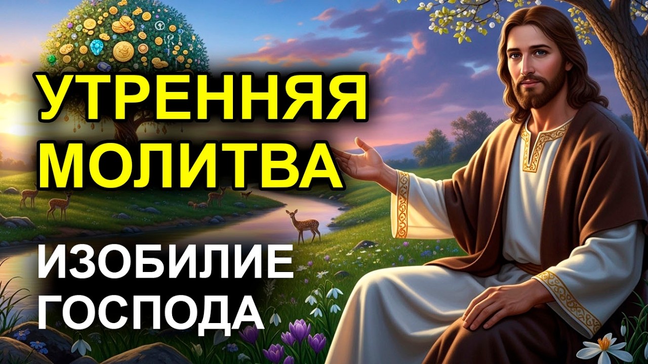 УТРЕННЯЯ МОЛИТВА Псалом 36  Бог закроет двери нужды и откроет путь к изобилию!