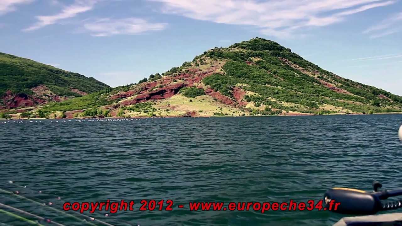 Pêche des brochets et perches aux leurres lac du salagou par Europêche34