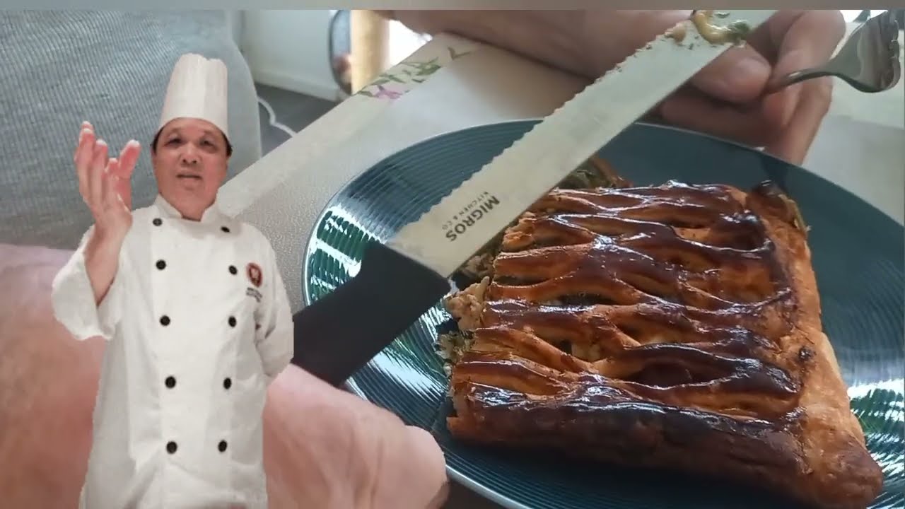 Pâte feuilletée farcie riche et appétissante 