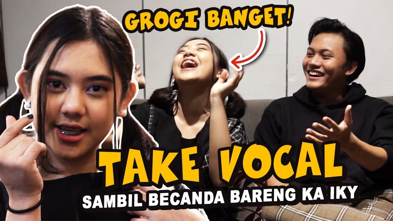 BERCANDA BARENG KA RIZKY FEBIAN SELAMA TAKE VOCAL! - PROSES RECORDING 'TERLUKIS INDAH'