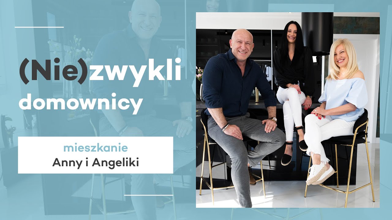 Nowoczesny glamour w mieszkaniu Anny i Angeliki