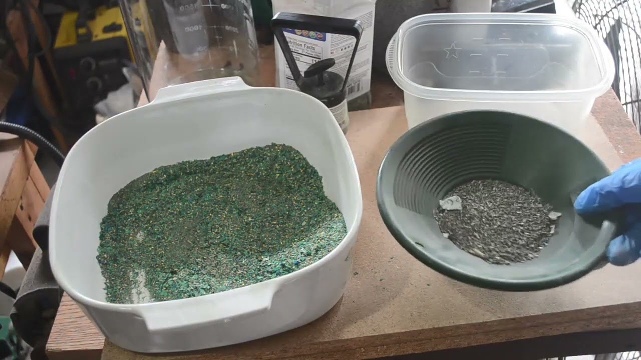 Recovering Gold Finger Foils From 150 lbs Of RAM Sticks Part 4